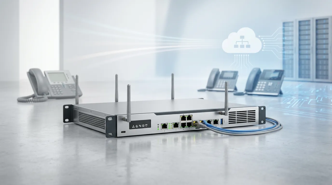 Analog PBX to IP telephony migration with SIP trunking and VoIP infrastructure